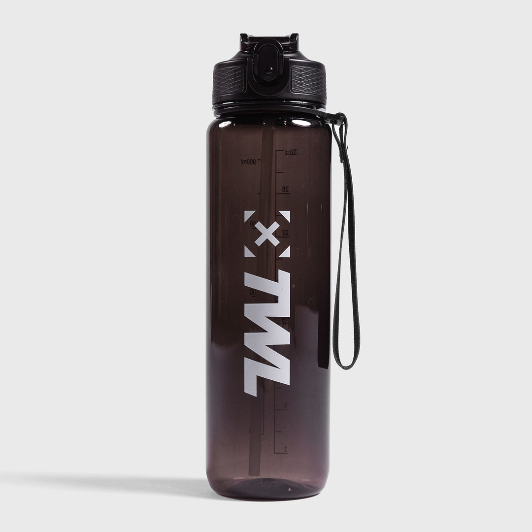 TWL - REPLENISH WATER BOTTLE - 1L - CLEAR/BLACK