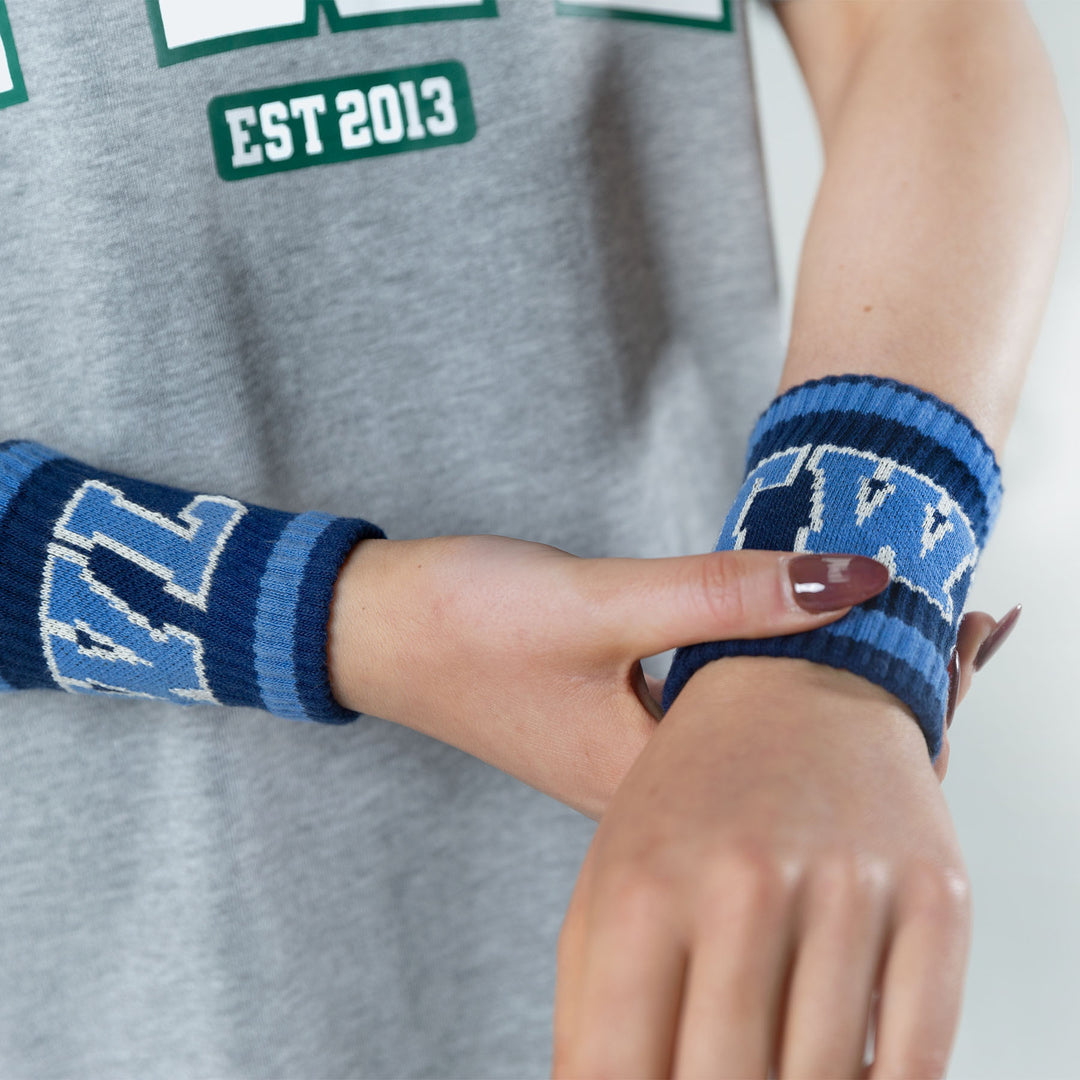 TWL - KNITTED WRISTBANDS - 2-PACK -VARSITY/NAVY