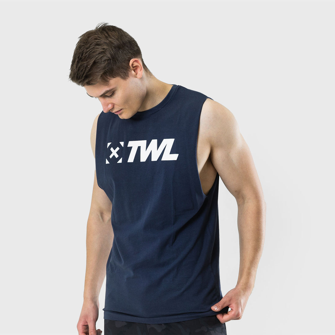 TWL - MEN'S EVERYDAY CLASSICS MUSCLE TANK - INDIGO