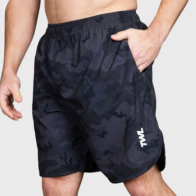 TWL - MEN'S FLEX SHORTS - 7" - BLACK CAMO