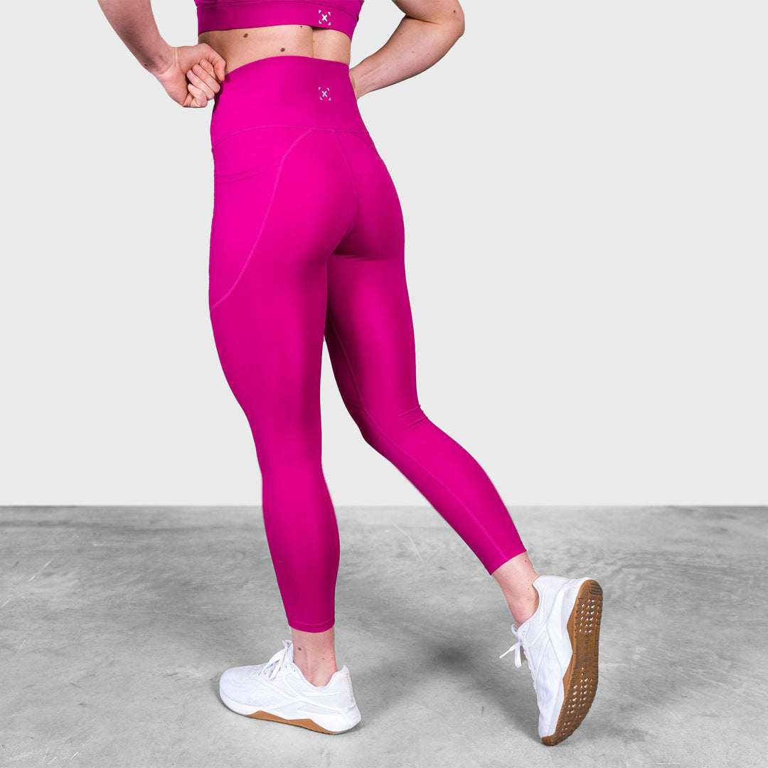 TWL - WOMEN'S ENERGY HIGH WAISTED 7/8 TIGHTS - ORCHID