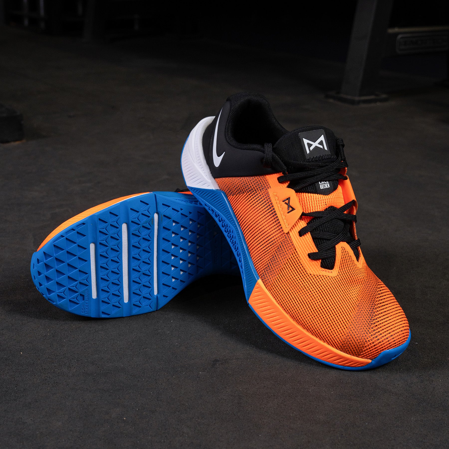 mens nike shoes blue and orange
