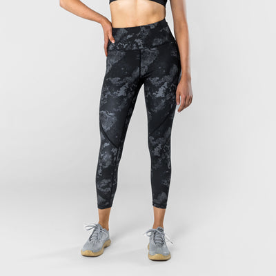 TWL - WOMEN'S ENERGY HIGH WAISTED 7/8 TIGHTS - BLACK ONYX