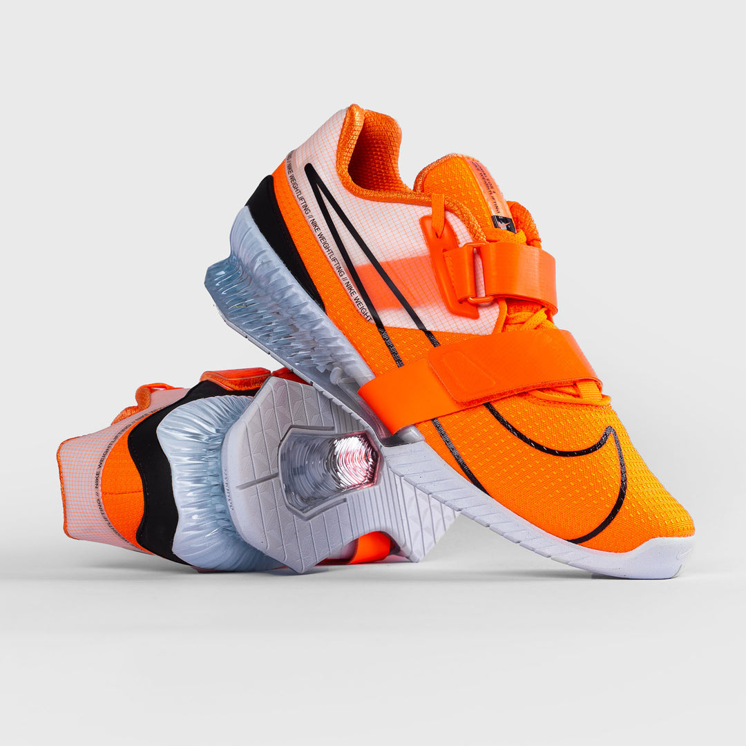 Nike Romaleos Weightlifting Shoes TOTAL ORANGE/BLACK-WHITE – TWL