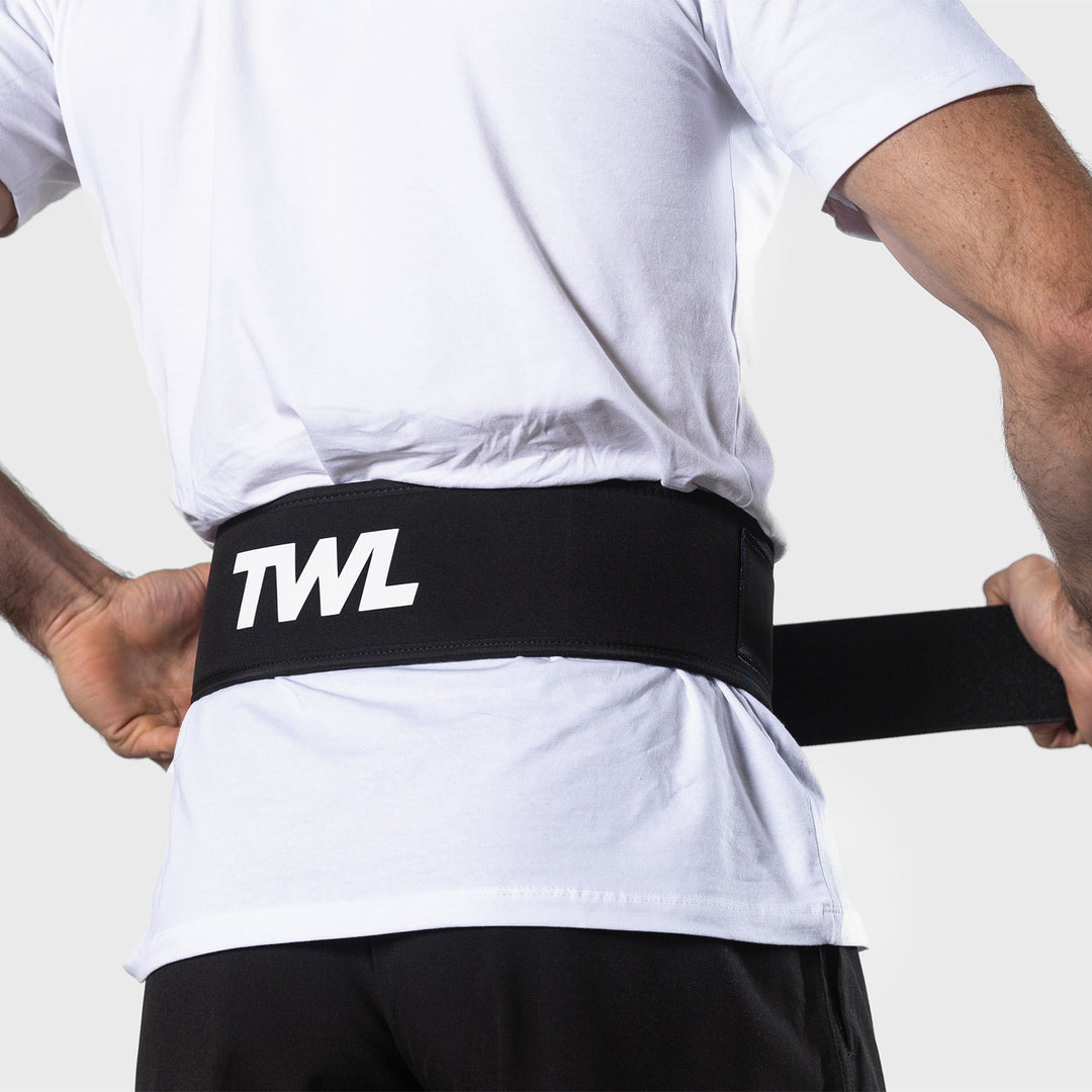 TWL - HYBRID VELCRO LIFTING BELT - BLACK
