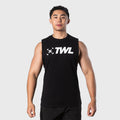 TWL - MEN'S EVERYDAY CLASSIC MUSCLE TANK - BLACK/WHITE