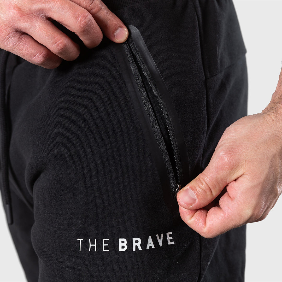 THE BRAVE - MEN'S SIGNATURE JOGGING PANTS 2.0 - BLACK