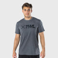 TWL - MEN'S EVERYDAY CLASSICS T-SHIRT - CHARCOAL MARL/BLACK