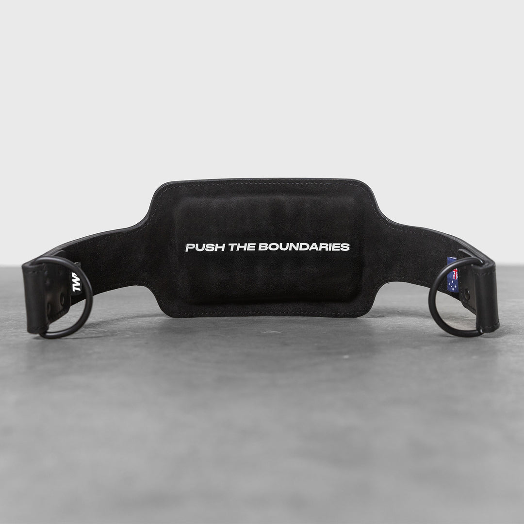 TWL - LEATHER DIP BELT - BLACK