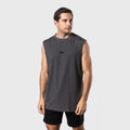 TWL - MEN'S OVERSIZED MUSCLE TANK - CHARCOAL MARL