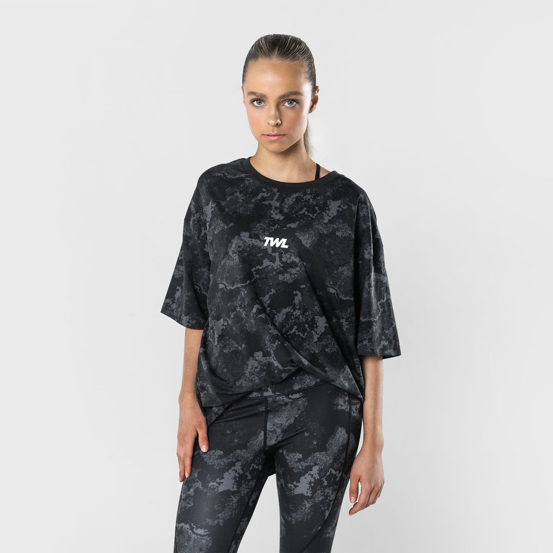 TWL - OVERSIZED T-SHIRT - BLACK ONYX