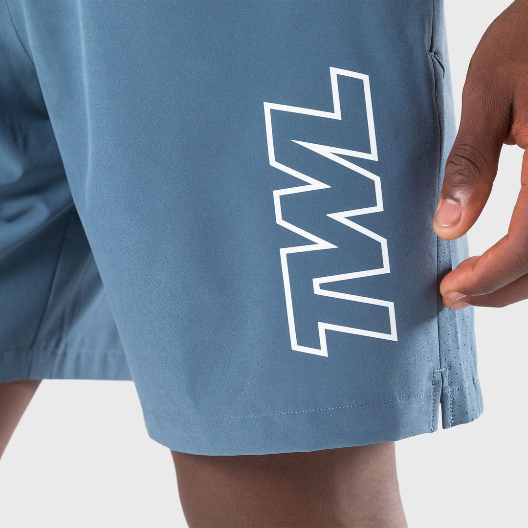 TWL - MEN'S REP SHORTS - ATHLETE - PEWTER/WHITE