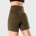 TWL - WOMEN'S ENERGY SHORTS - 6" - UNIFORM GREEN