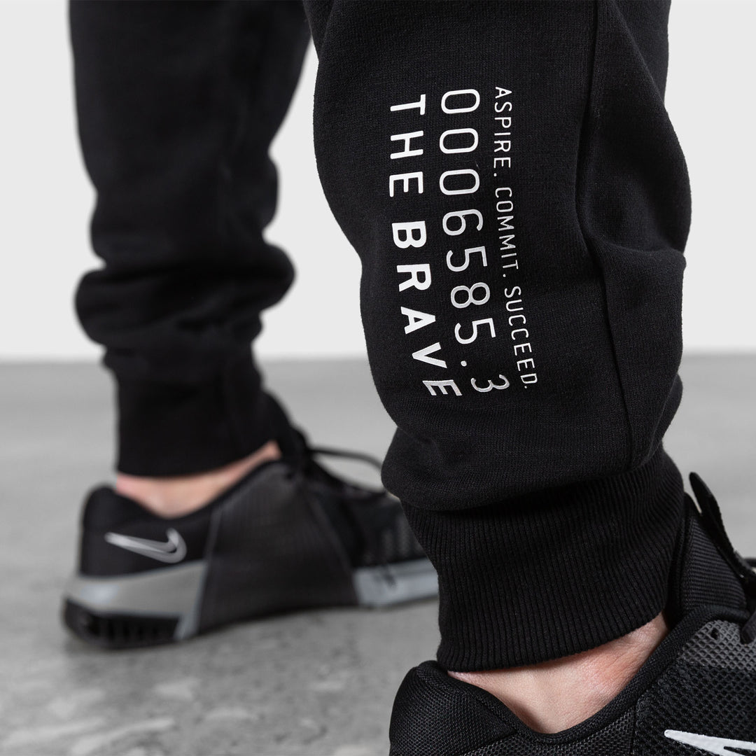 THE BRAVE - MEN'S SIGNATURE JOGGING PANTS 2.0 - BLACK