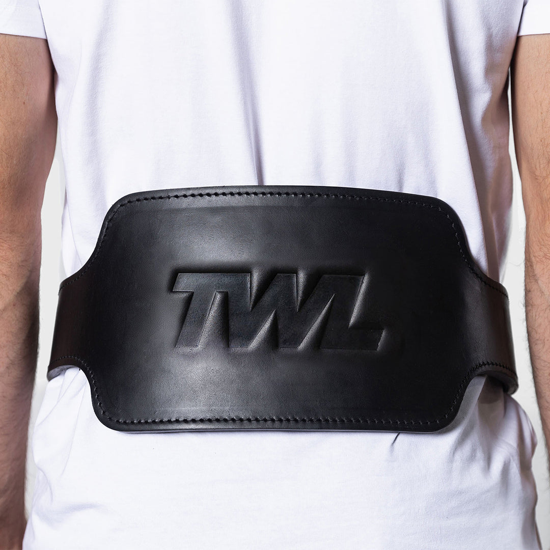 TWL - LEATHER DIP BELT - BLACK