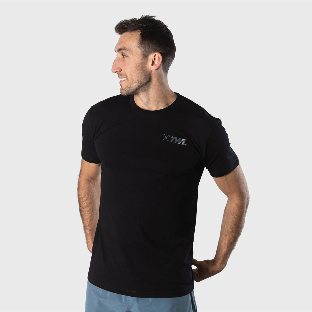 TWL - MEN'S EVERYDAY T-SHIRT 2.0 SL - BLACK/CAMO