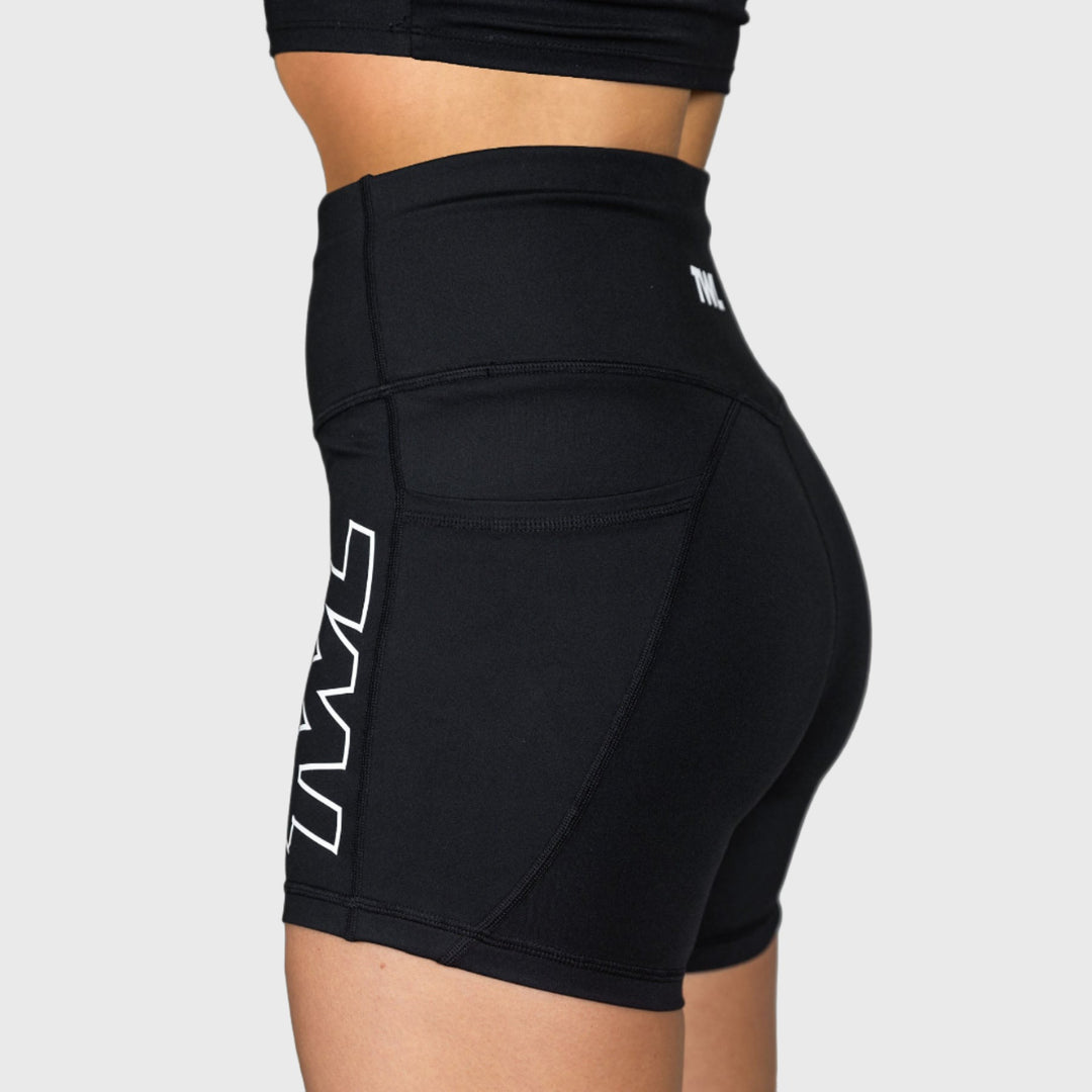 TWL - WOMEN'S ENERGY SHORTS - 4" - ATHLETE - BLACK