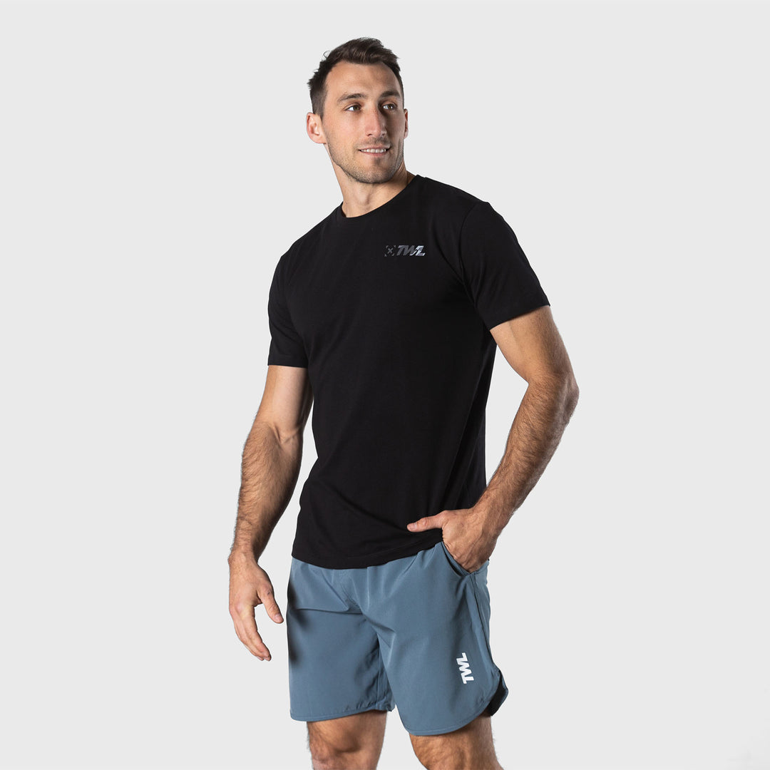 TWL - MEN'S EVERYDAY T-SHIRT 2.0 SL - BLACK/CAMO