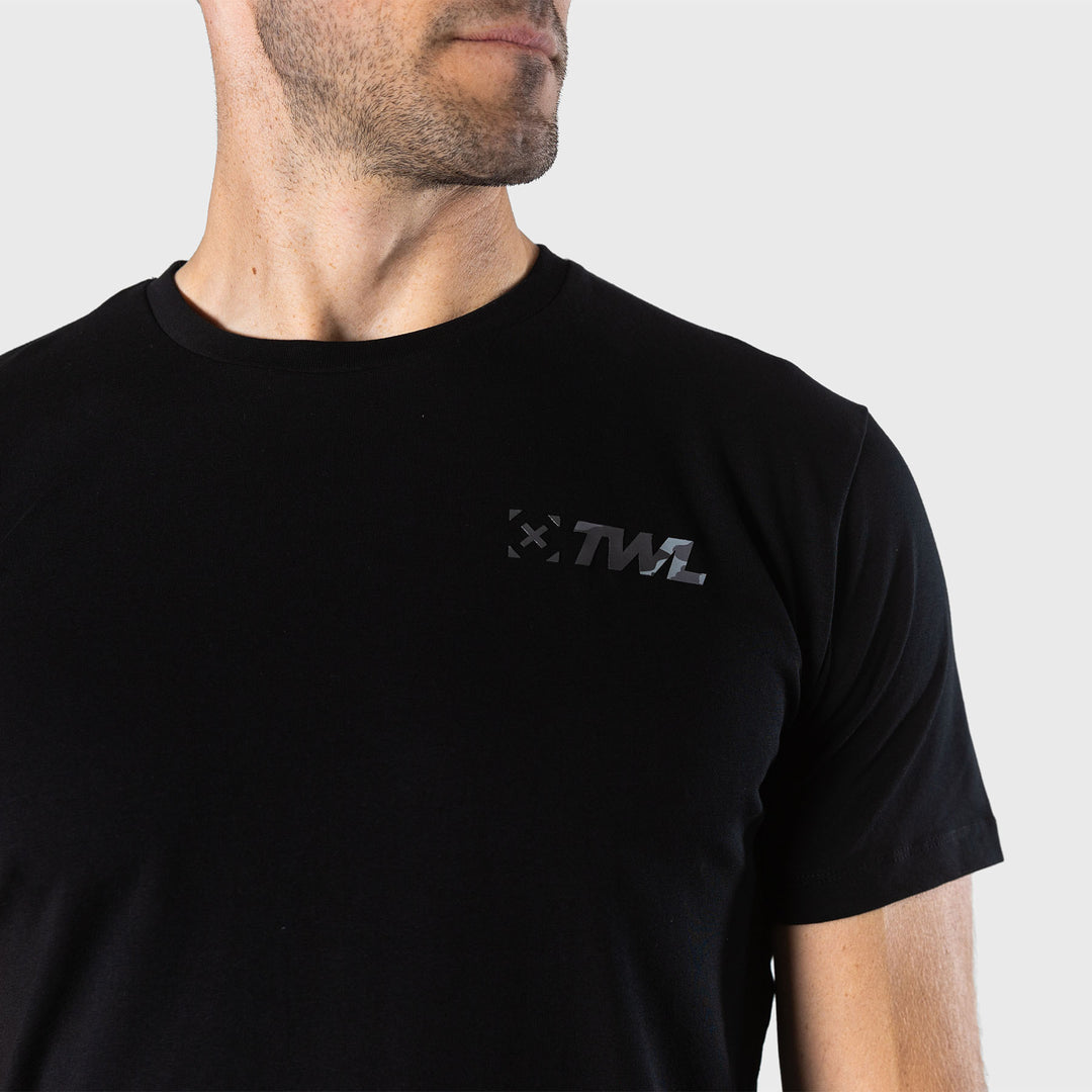 TWL - MEN'S EVERYDAY T-SHIRT 2.0 SL - BLACK/CAMO