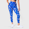 TWL - WOMEN'S ENERGY HIGH WAISTED 7/8 TIGHTS - TREATS - BLUEBERRY/PICK'N'MIX
