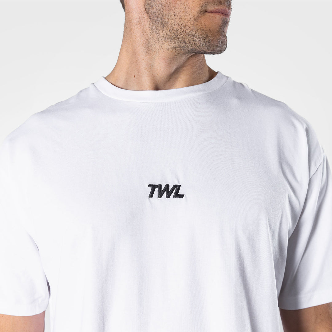 TWL - OVERSIZED T-SHIRT - WHITE/BLACK