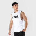 TWL - MEN'S EVERYDAY CLASSIC MUSCLE TANK - WHITE/BLACK