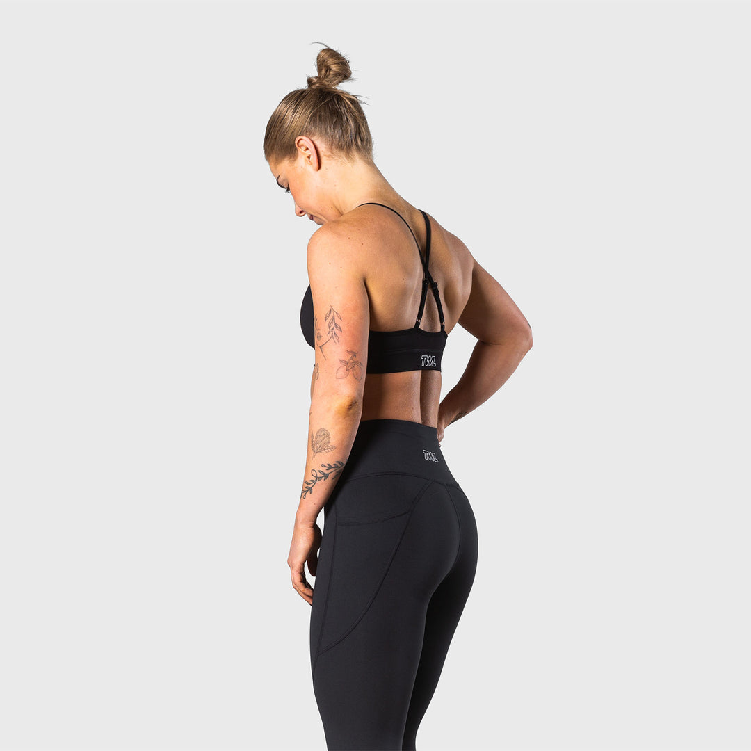 TWL - WOMEN'S ENERGY HIGH WAISTED 7/8TH TIGHTS - ATHLETE - BLACK/WHITE