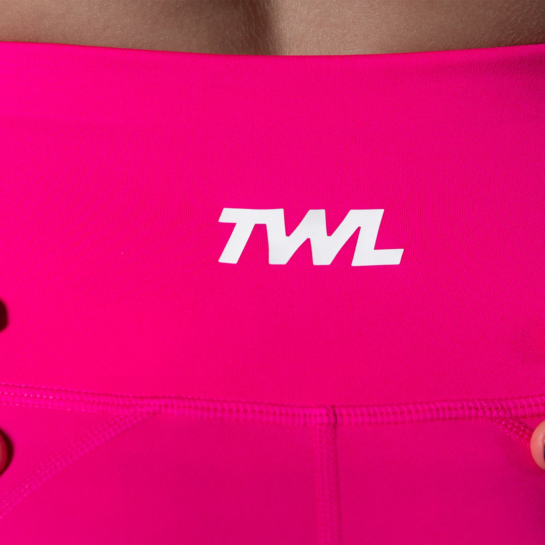 TWL - WOMEN'S ENERGY HIGH WAISTED 7/8TH TIGHTS - ATHLETE - RASPBERRY