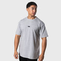 TWL - OVERSIZED T-SHIRT - LIGHT GREY MARL/BLACK