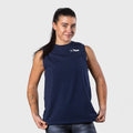TWL - WOMEN'S EVERYDAY MUSCLE TANK SL - INDIGO/WHITE