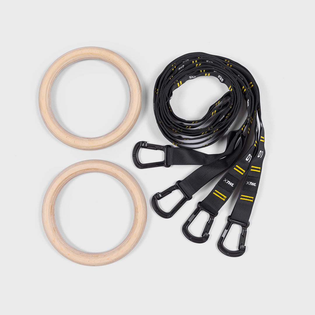 TWL - PREMIUM GYM RINGS - WOOD