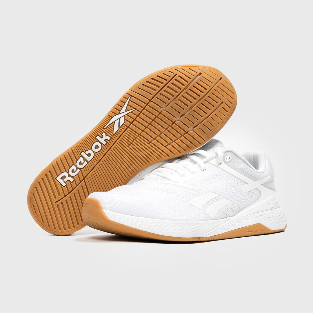 REEBOK NANO X5 WOMEN'S FTW WHITE/BARELY GREY/GUM – TWL