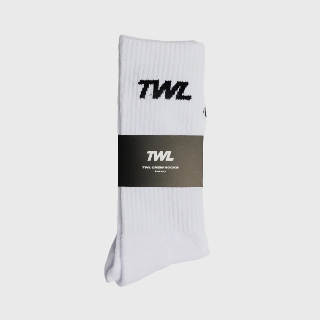 TWL - CREW SOCKS - WHITE