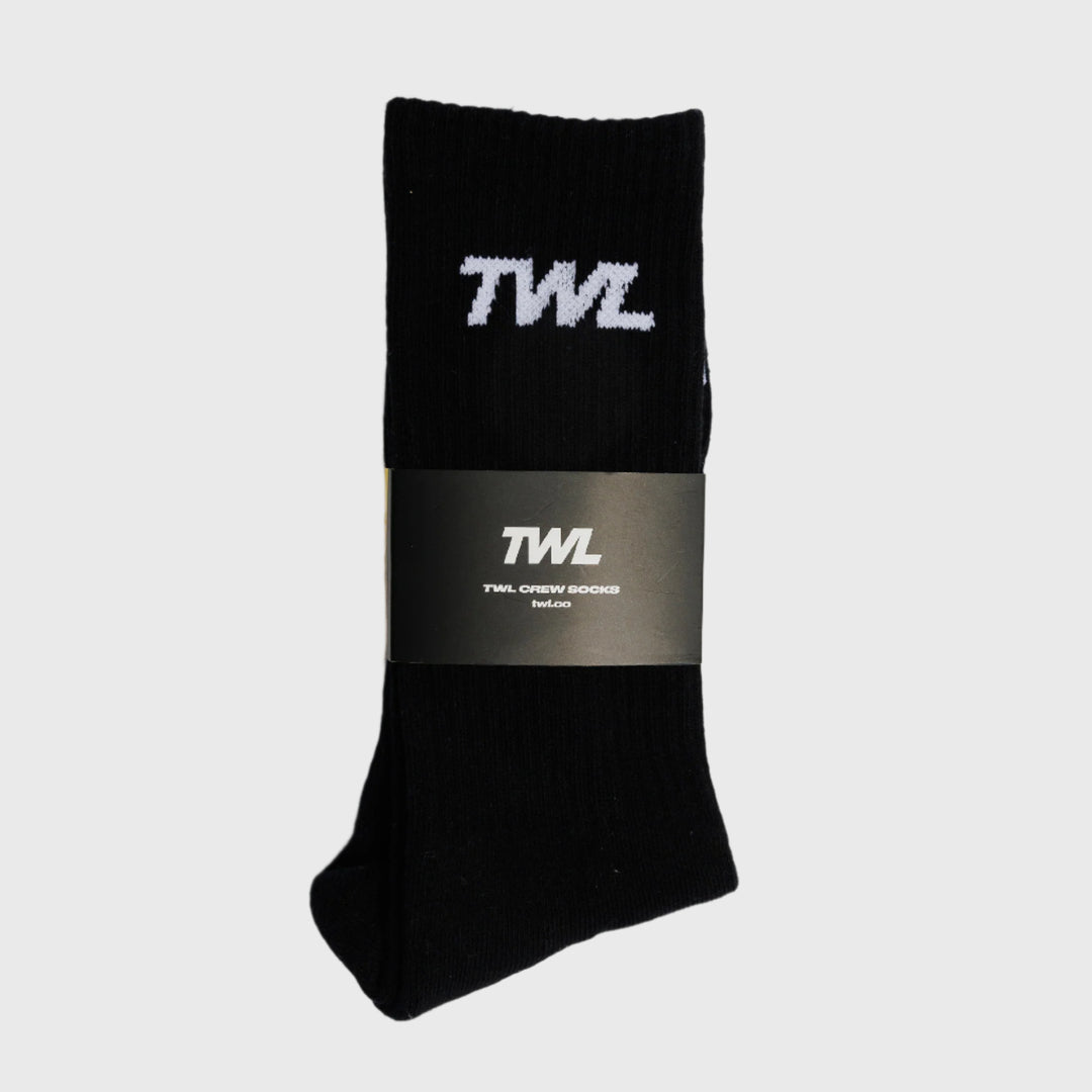TWL - CREW SOCKS - BLACK