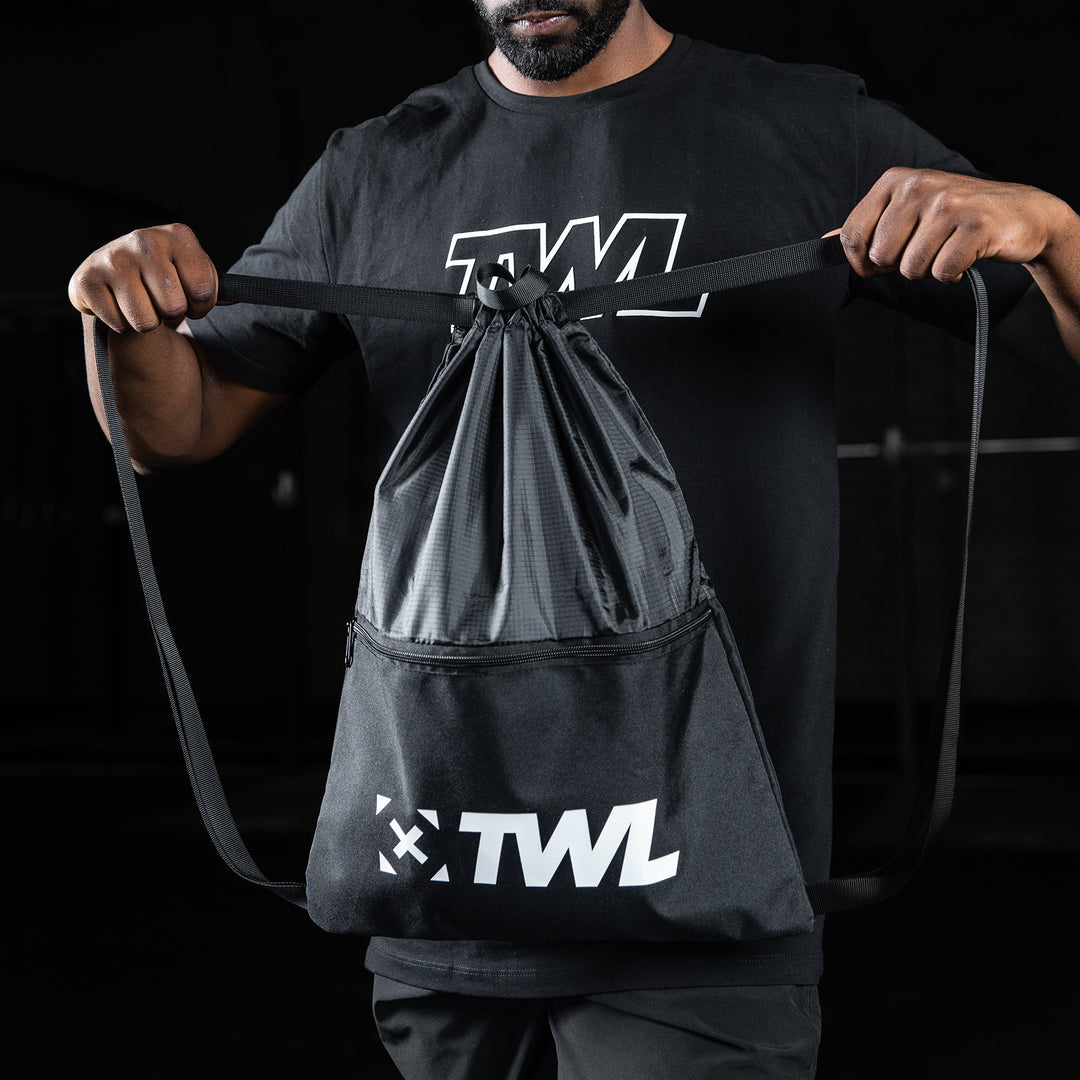 TWL - PREMIUM DRAWSTRING BAG - BLACK