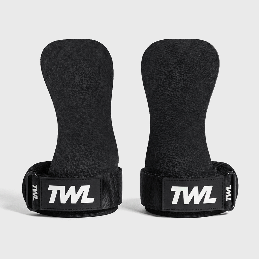 TWL O.G. Sticky Grips fingerless Black – chalk-free gymnastics grips for crossfit pullups and wods