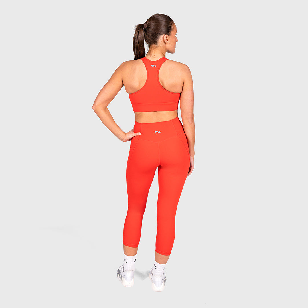 TWL - WOMEN'S REFINE ACTION BRA - SCARLET