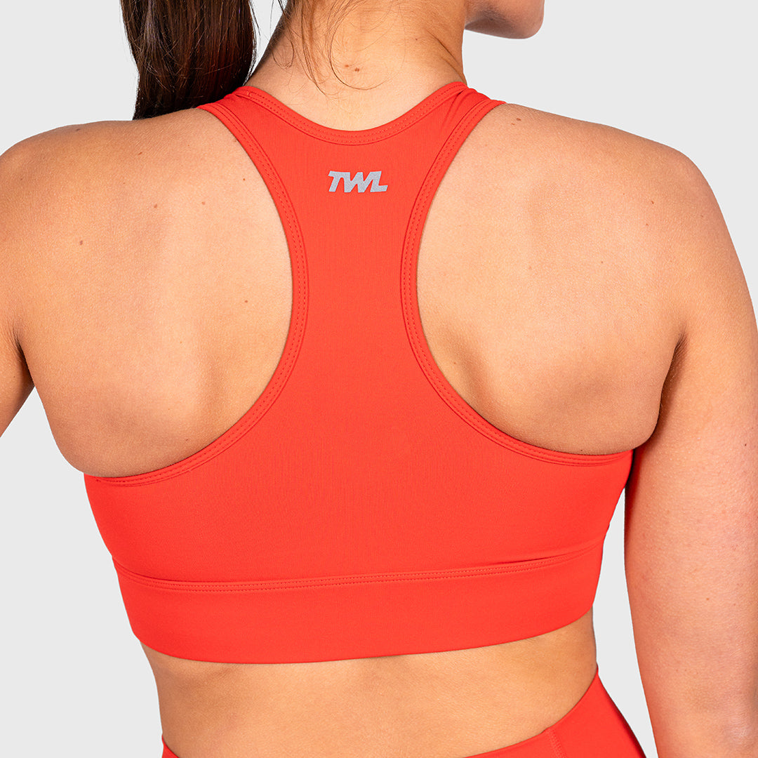 TWL - WOMEN'S REFINE ACTION BRA - SCARLET