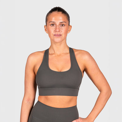 TWL - WOMEN'S REFINE ACTION BRA - TRUE CHARCOAL