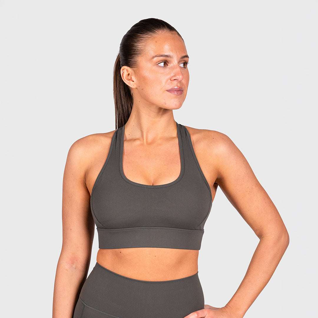 TWL - WOMEN'S REFINE ACTION BRA - TRUE CHARCOAL