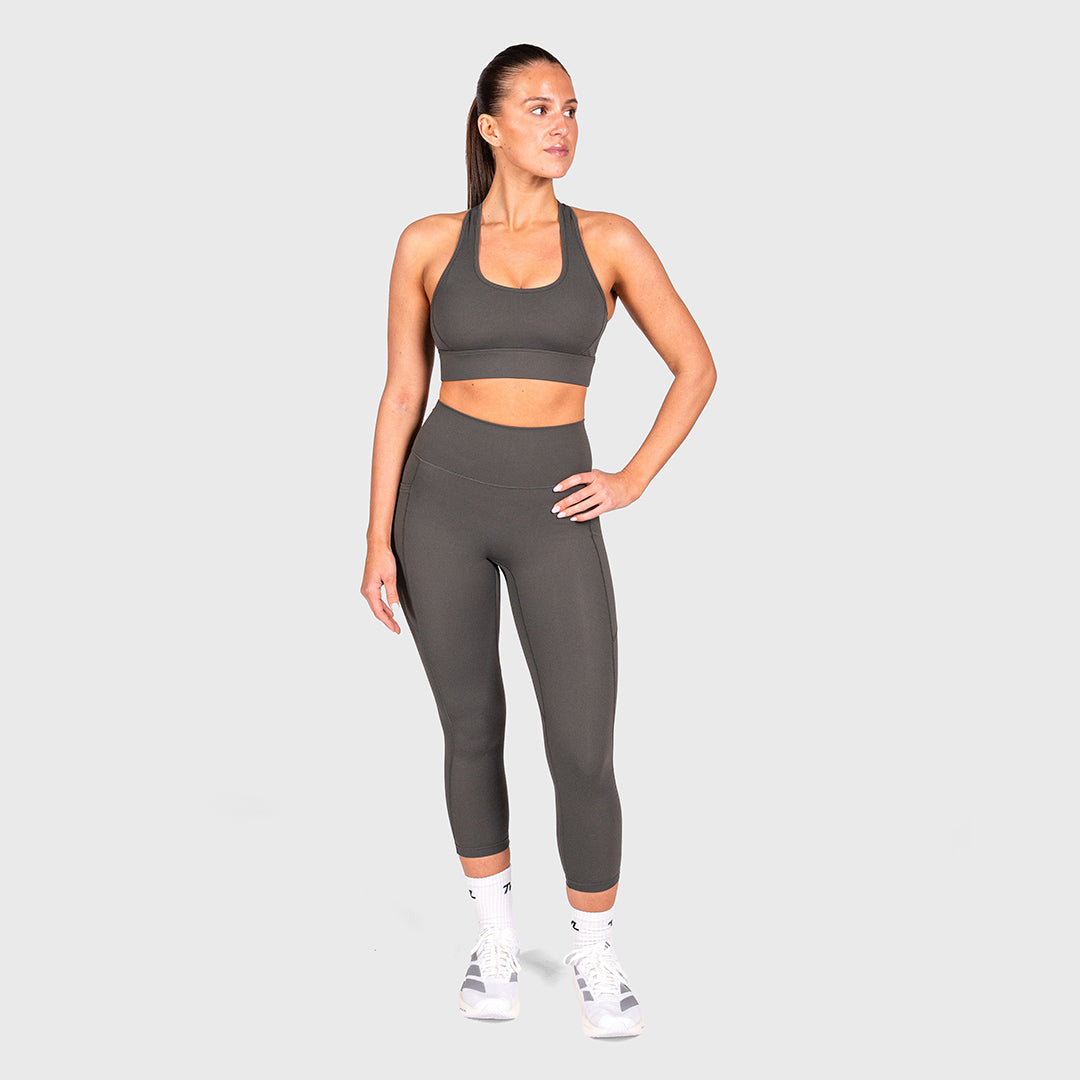 TWL - WOMEN'S REFINE ACTION BRA - TRUE CHARCOAL