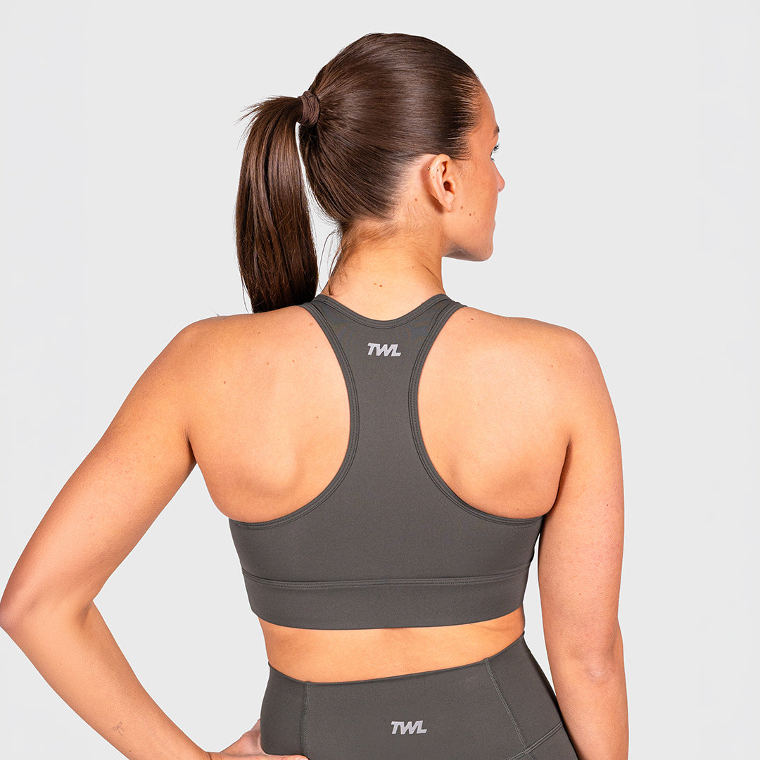 TWL - WOMEN'S REFINE ACTION BRA - TRUE CHARCOAL