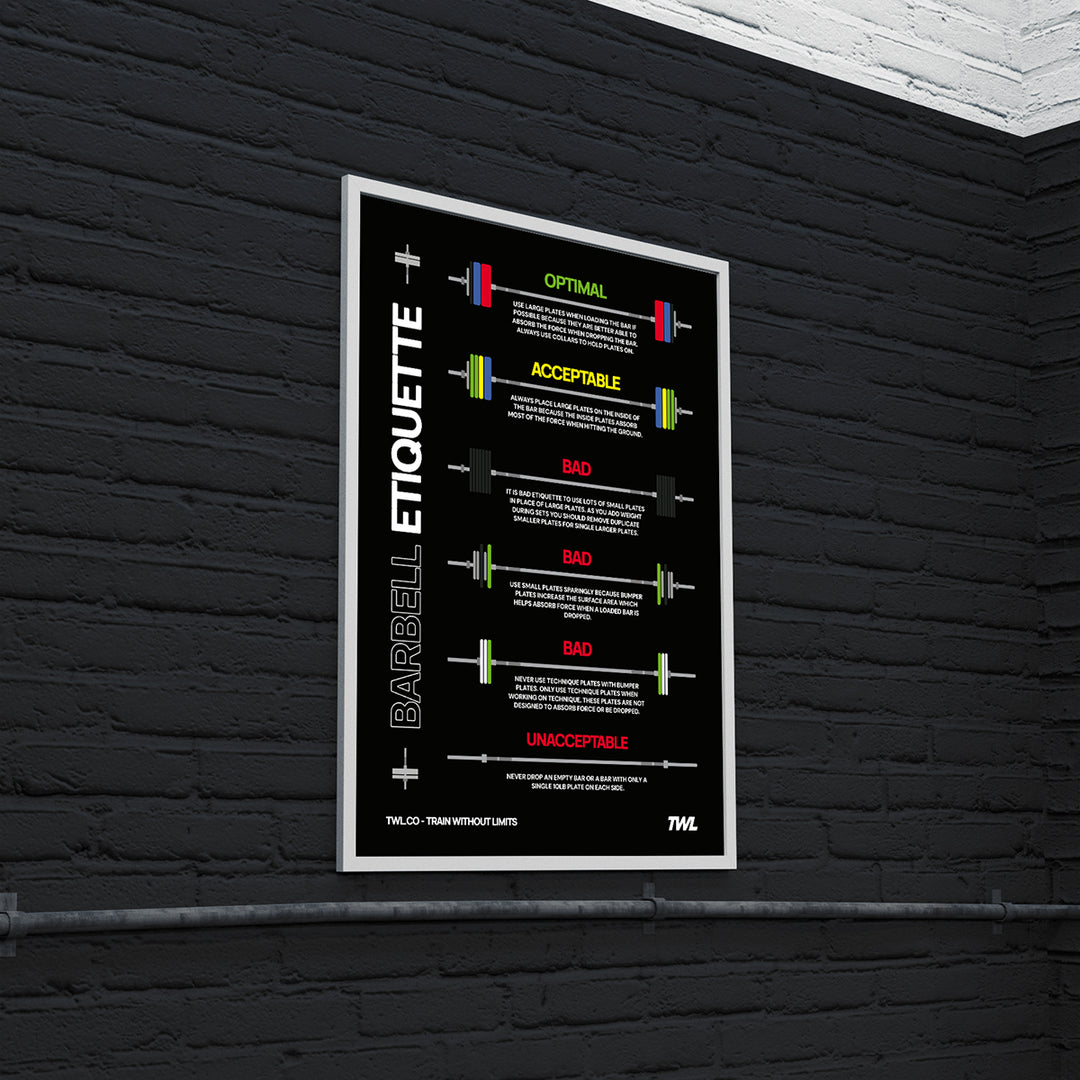 TWL - BARBELL ETIQUETTE DIGITAL POSTER