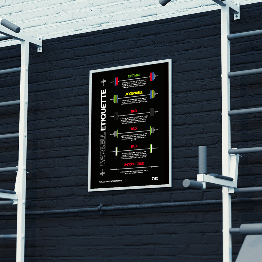 TWL - BARBELL ETIQUETTE DIGITAL POSTER
