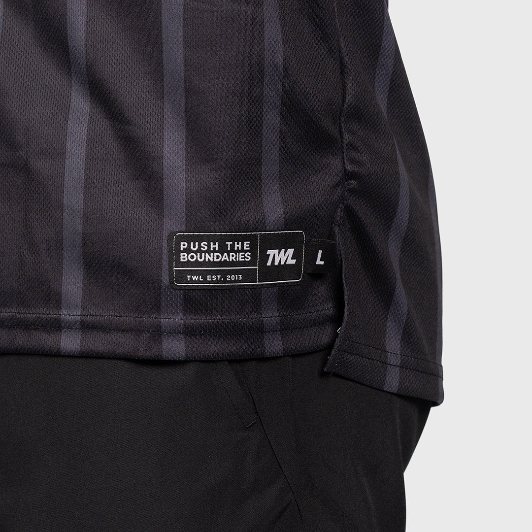 TWL - BASKETBALL JERSEY - BLACK/FLAMINGO