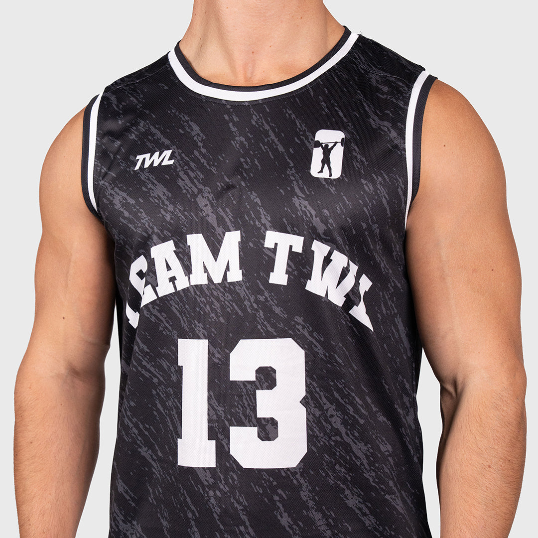 TWL - BASKETBALL JERSEY - BLACK/WHITE