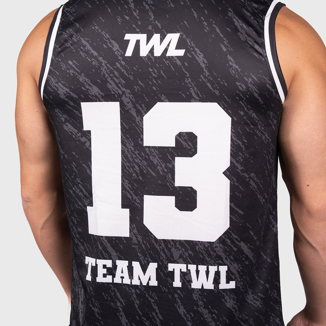 TWL - BASKETBALL JERSEY - BLACK/WHITE