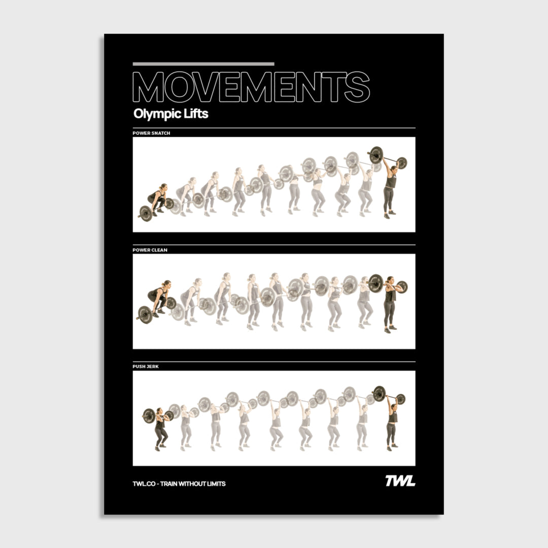 TWL - BENCHMARK WORKOUTS & MOVEMENTS DIGITAL POSTERS - FOUR PACK