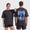 TWL - LIFESTYLE OVERSIZED T-SHIRT - BOOTLEG - PANTHER - FADED BLACK