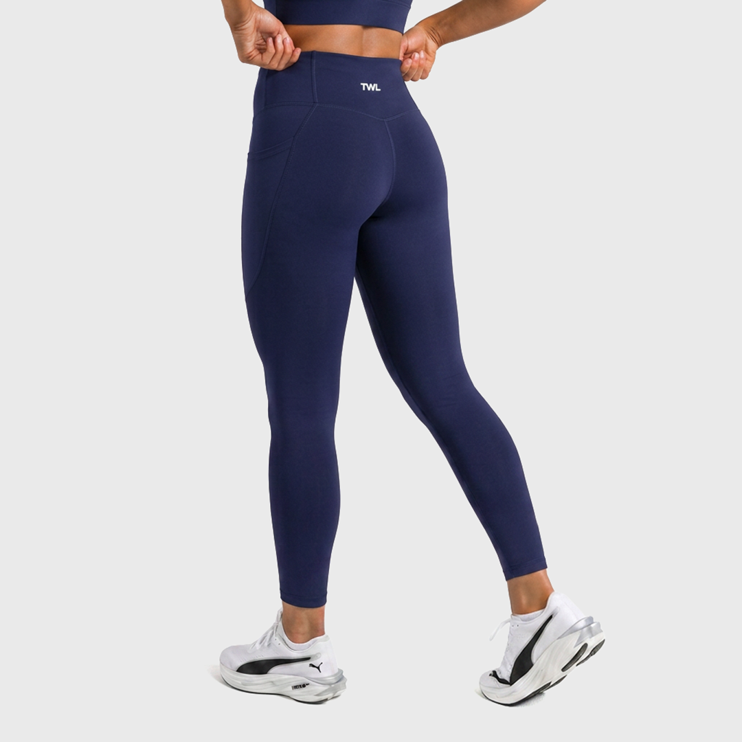 TWL - WOMEN'S REFINE TIGHTS - FULL LENGTH - NAVY